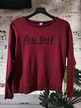 New York Soho Womens Sz M Divided H&M Sweatshirt
